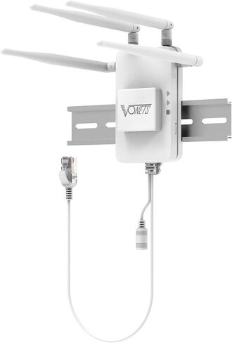 VONETS Industrial Dual-Band WiFi to Ethernet Adapter Wireless Bridge LAN Port 2 UART Ethernet WiFi Adapter/TTL to RS232/485/422/Network/UDP/TCP Transmission 2.4G/5G WiFi Bridge VAP11S-D232 in Kuwait