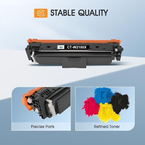 210X Toner Cartridges 4 Pack for HP 210A 210 4301fdw 4301 W2100X High Yield in Kuwait