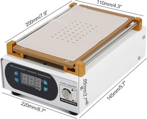 Digital LCD Screen Separator, 110V LCD Screen Separator Machine, 7 Inch Screen Repair Separating Machine Touch Screen LCD Glass Lens Removal LCD Separator for Cellphone Repair in Saudi Arabia