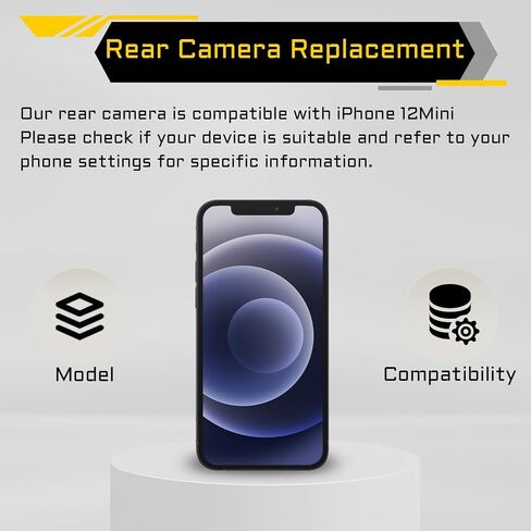 for iPhone 12 Mini Main Rear Back Camera Replacement OEM 12MP Lens in Kuwait