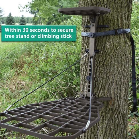 Huntury Climbing Stick Straps, Tree Stand Strap, Climbing Steps Replacement Strap, Climbing Stick Attachment, Quick, Easy and Quiet to Install, Treestand Accessessories For Hunting in Kuwait