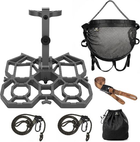 Kalkal Complete Tree Saddle Hunting System,Hunting Saddle Kit with Platform in Kuwait