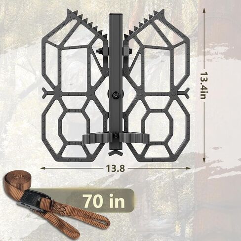Kalkal Complete Tree Saddle Hunting System,Hunting Saddle Kit with Platform in Kuwait