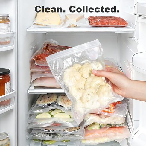 Compact Vacuum Sealer for Food: Visible Water Tank Handheld Vacuum Sealer with 15 Reusable Bags for Seal Meal Saver, Portable Food Sealer, Gifts for Mom, Wife, Chef in Kuwait