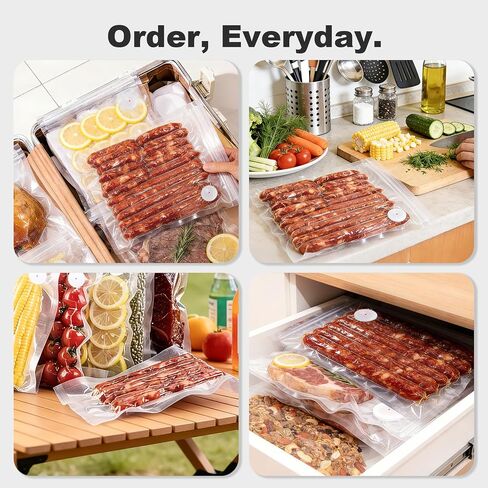 Compact Vacuum Sealer for Food: Visible Water Tank Handheld Vacuum Sealer with 15 Reusable Bags for Seal Meal Saver, Portable Food Sealer, Gifts for Mom, Wife, Chef in Kuwait