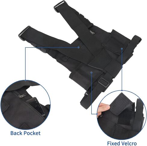 Radio Chest Harness Shoulder Holster Chest Front Pack Pouch in Kuwait