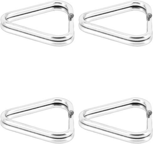 Camera Strap Hook Lug Ring with Cap（4Sets）, BERANMEY Stainless Steel Triangle Split Ring, for Belt Hook Lanyard Connection Hardware for Sony Canon Nikon Fujifilm in Kuwait