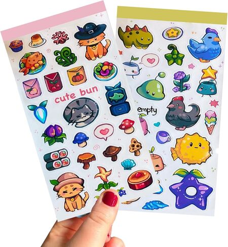 Stardew Waterproof Valley Sticker Set, 100 Unique Stickers in Kuwait