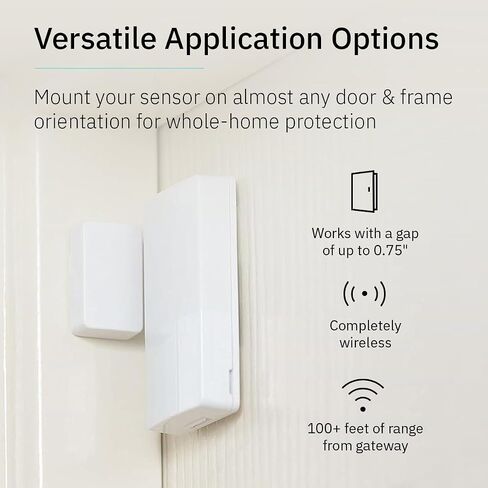 Abode Mini Door/Window Sensor | Be Alerted to Doors & Windows Opening and Closing | Works with Apple HomeKit | Requires Abode Hub in Kuwait