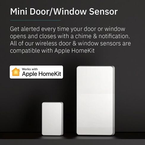 Abode Mini Door/Window Sensor | Be Alerted to Doors & Windows Opening and Closing | Works with Apple HomeKit | Requires Abode Hub in Kuwait