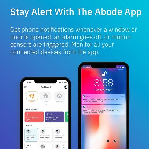 Abode Mini Door/Window Sensor | Be Alerted to Doors & Windows Opening and Closing | Works with Apple HomeKit | Requires Abode Hub in Kuwait