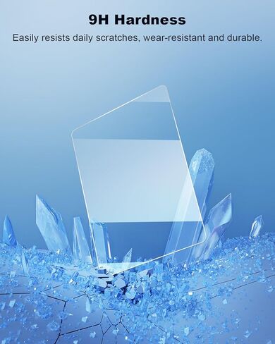 BIXUAN Tempered Glass Screen Protector for 2022-2024 Hyundai Tucson Essentail/N-Line/SE/SEL/XRT and Santa Cruz Preferred/SE/SEL Accessories Navigation 8 Inch Touch Screen Protection in Kuwait