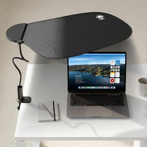 2 Pack Laptop Sun Shade and Cubicle Desk Shade for Window and Screen Glare in Kuwait