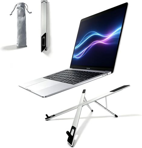 Portable Laptop Stand,Aluminum X-Shape Travel Laptop Stand Ergonomic Riser in Kuwait
