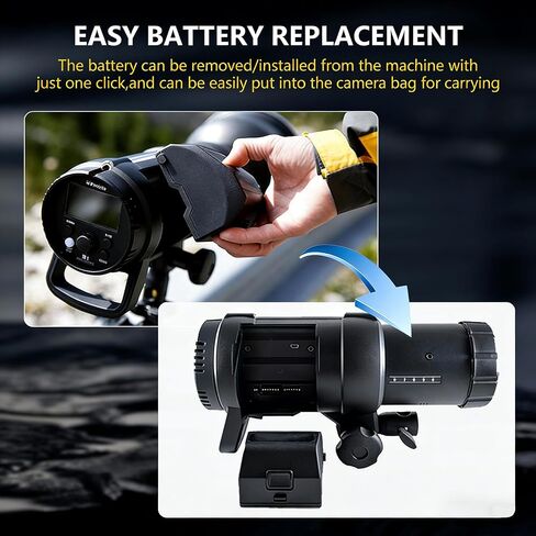 Replacement Lithium ion BatteryPack for 100323/100399 Compatible with Profoto B1/B1X AirTTL Flash Heads 14.4V 5000mAh/72Wh in Kuwait