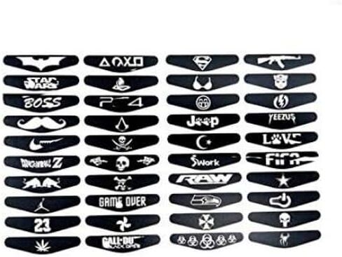 1 PCS Custom Game Light Bar Stickers Decal LED Cover Lightbar Film For PS4 Controller (1Set) in Kuwait