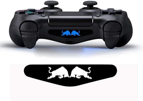 1 PCS Custom Game Light Bar Stickers Decal LED Cover Lightbar Film For PS4 Controller (1Set) in Kuwait