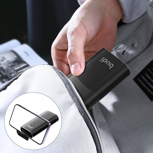 BUDI Multifunctional SD Card Reader, SD/TF/Micro SD/CF/MS/M2 7-in-1 5Gbps High-Speed Memory Card Reader USB 3.0 Type-C Interface Carrying Case Holder for Cameras, Smartphones, Drones, Action Cameras in Kuwait