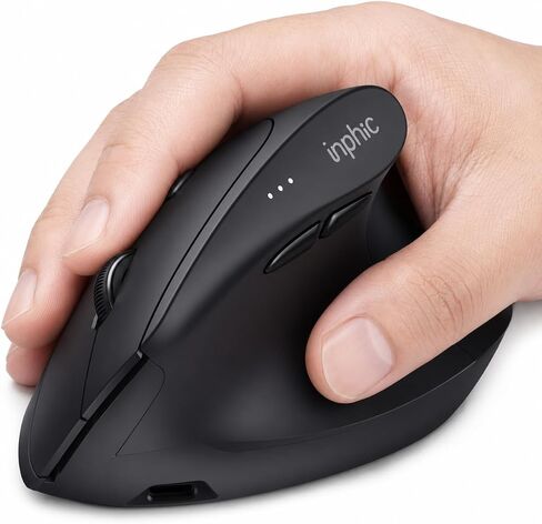 INPHIC X9 Pro Ergonomic Wireless Mouse 12800DPI Rechargeable Vertical Mouse in Kuwait