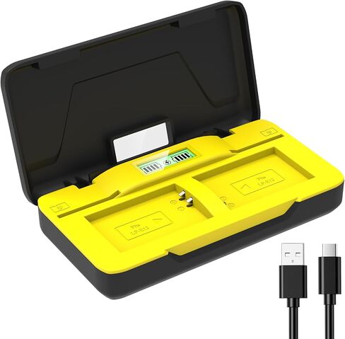 LP-E12 Battery Charger, 20W USB Double Slot Battery Charger in Kuwait