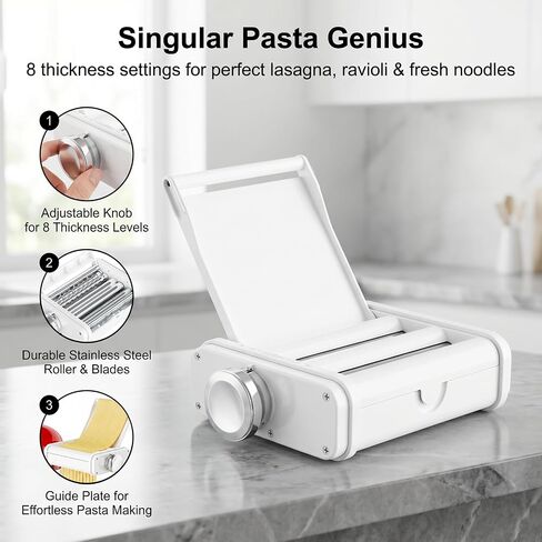 Pasta Attachment for KitchenAid Stand Mixer, 3 in 1 Pasta Maker in Kuwait