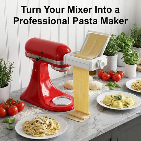Pasta Attachment for KitchenAid Stand Mixer, 3 in 1 Pasta Maker in Kuwait