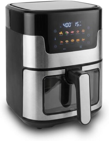 Stilaris 4.5L Digital Air Fryer | Compact & Non-Toxic Countertop Air Fryer for Small Kitchens | Easy-to-Use with Precision Touch Controls | Healthy Meals in Minutes in Kuwait