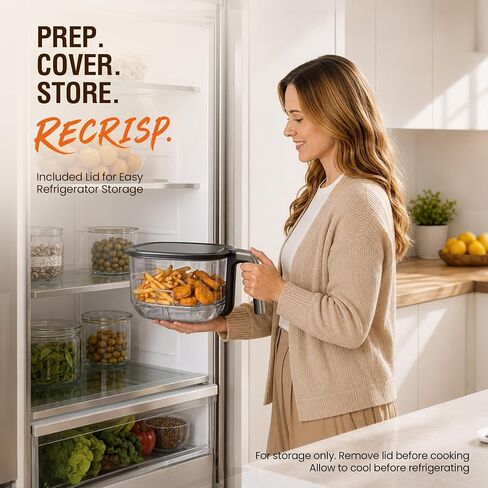 Kismile AeroLucen 5 QT Glass Air Fryer, No Preheat, 8-in-1, 450°F in Saudi Arabia