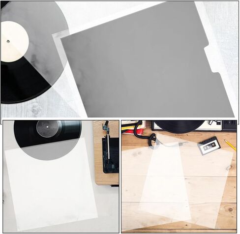 Outer Vinyl Sleeves Plastic for 24pcs White Records Album Storage in Kuwait
