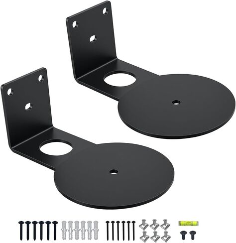 Speaker Wall Mount for Sonos ERA 100 & ERA 100 SL, 2 Pack | Speaker Mount for Sonos Includes All Mounting Hardware,Easy DIY Assembly,Holds Up to 33lbs,HD-658,Black in Kuwait