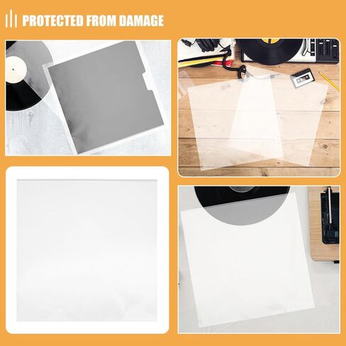 Vinyl Covers Plastic Record Protective Sleeves Outer 24pcs in Kuwait