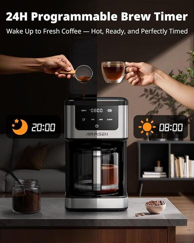 AIRMSEN 14-Cup Programmable Drip Coffee Maker in Saudi Arabia