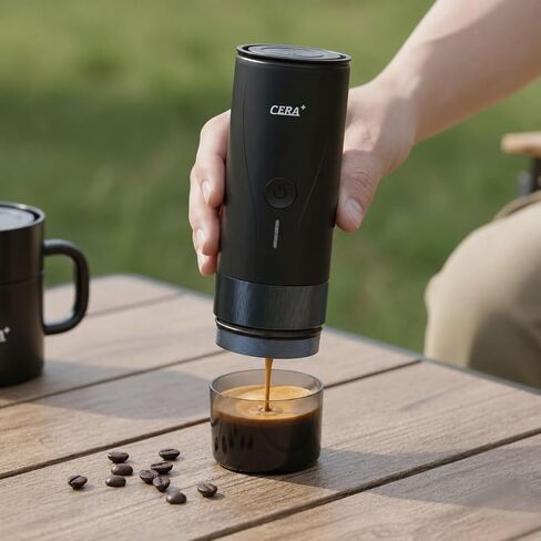 CERA+ PCM04A Portable Espresso Maker with 51mm Professional Basket in Kuwait