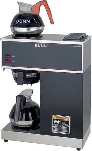 BUNN - 33200.0002 VPR-2EP 12-Cup Pourover Commercial Coffee Brewer Plus 2 Easy Pour Commercial Decanters in Kuwait