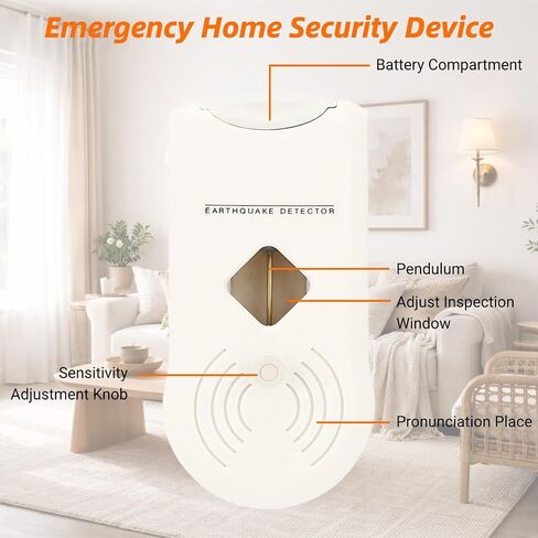 Earthquake Detector, Emergency Home Security Device, Detector Alarm Sensor in Kuwait