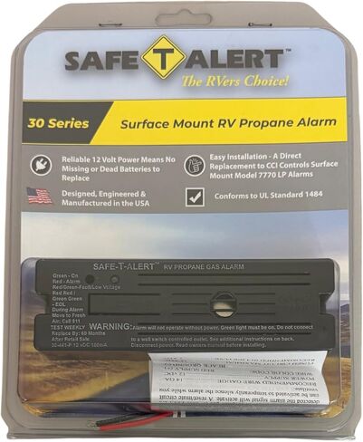 Safe T Alert 30 Series Classic LP Gas Alarm - Propane Alarm - Surface Mount, Black - 30-441-P-BL in Kuwait