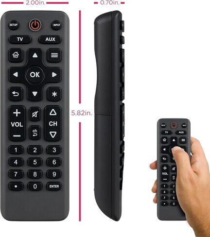 GE Big Button Universal Remote Control, Replacement Remote for Samsung in Kuwait