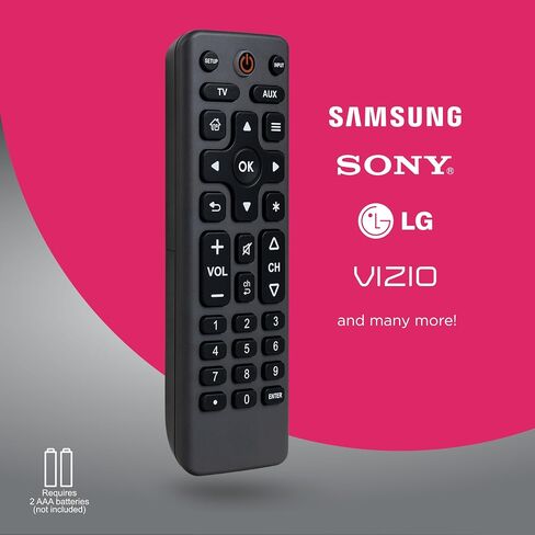 GE Big Button Universal Remote Control, Replacement Remote for Samsung in Kuwait