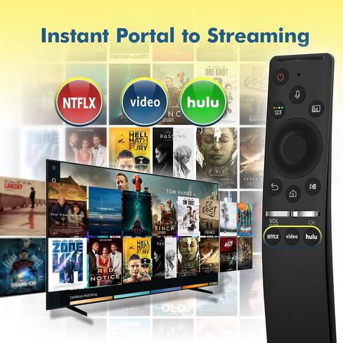 for Samsung Replacement Universal Remote with Voice Function, Compatible with 2019-2025 All Samsung TV Frame Curved QLED Crystal TVs Remotes in Kuwait