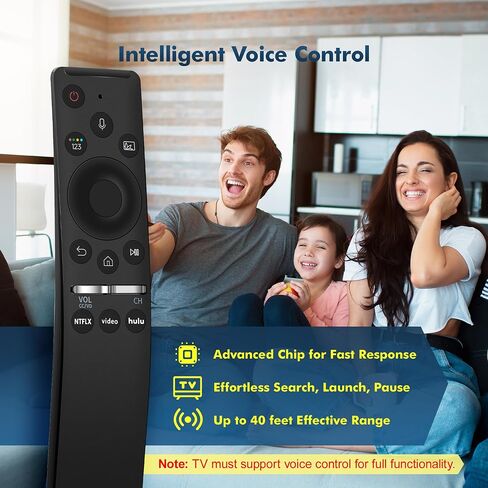 for Samsung Replacement Universal Remote with Voice Function, Compatible with 2019-2025 All Samsung TV Frame Curved QLED Crystal TVs Remotes in Kuwait