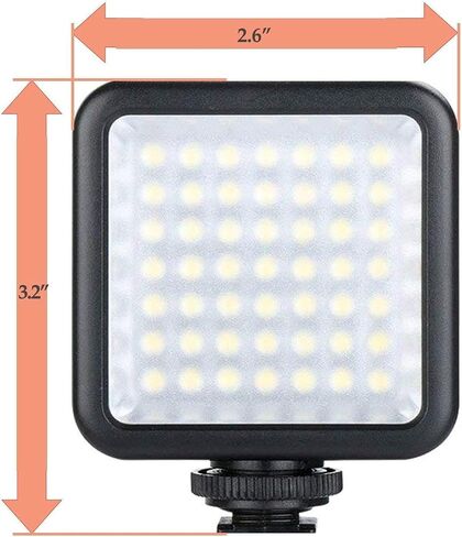 Miniature LED Light for Sony Handycam HDR-SR7 Includes Shoe Bracket in Kuwait