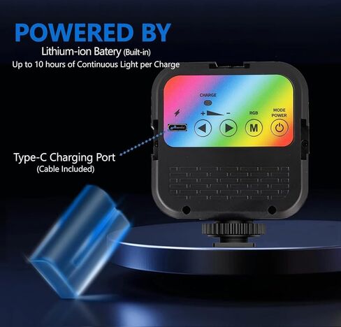 LED High Power Video Light (Super Bright) Compatible with Sony Handycam DCR-DVD205 (Includes Mounting Brackets) in Kuwait