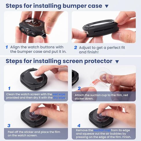 Goton for Galaxy Watch Ultra Case with Screen Protector 47mm 2025 in Kuwait