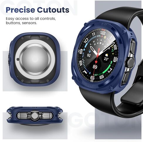 Goton for Galaxy Watch Ultra Case with Screen Protector 47mm 2025 in Kuwait