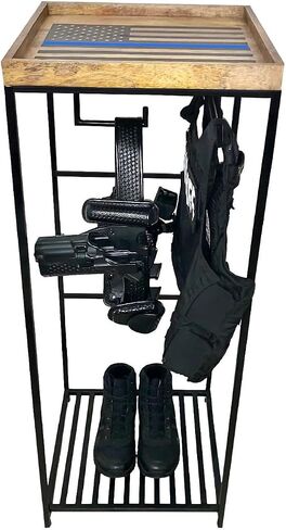 Guard The Line Police Gear Rack - Law Enforcement & Tactical Vest Organizer in Kuwait