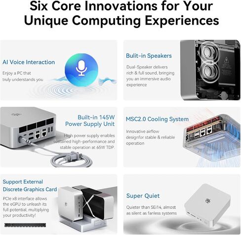 Beelink GTi14 Mini PC, Intel Ultra 9 185H (up to 5.1GHz) 16C/22T in Kuwait