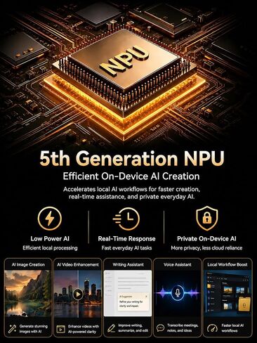 GMKtec T2S AI Mini PC Intel X7 358H 64GB LPDDR5 8533 MT/S 1TB PCIe 5.0 SSD in Kuwait