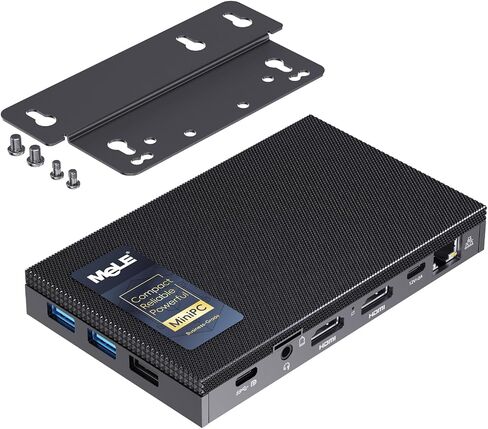MeLE Business Grade Quieter 4C N150 Fanless Mini PC 8GB 128GB Win11 Pro in Kuwait