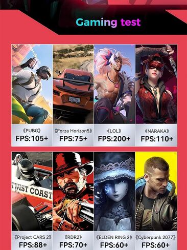 TOPGRO T1-Pro Mini Gaming PC Core i9-13900HK/RTX4060 8G GDDR6,Mini Gaming Computer 64GB RAM DDR5-5200,2TB PCIe4.0 SSD,Adjustable RGB Light,WiFi6E/BT5.3/2.5G LAN/USB-C 4K@60Hz Win11 Pro Mini Desktop PC in Kuwait