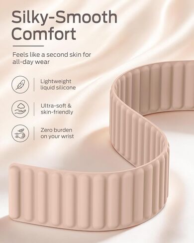 Magnetic Silicone Sport Band for Apple Watch Bands Series 11-1/SE/Ultra in Kuwait